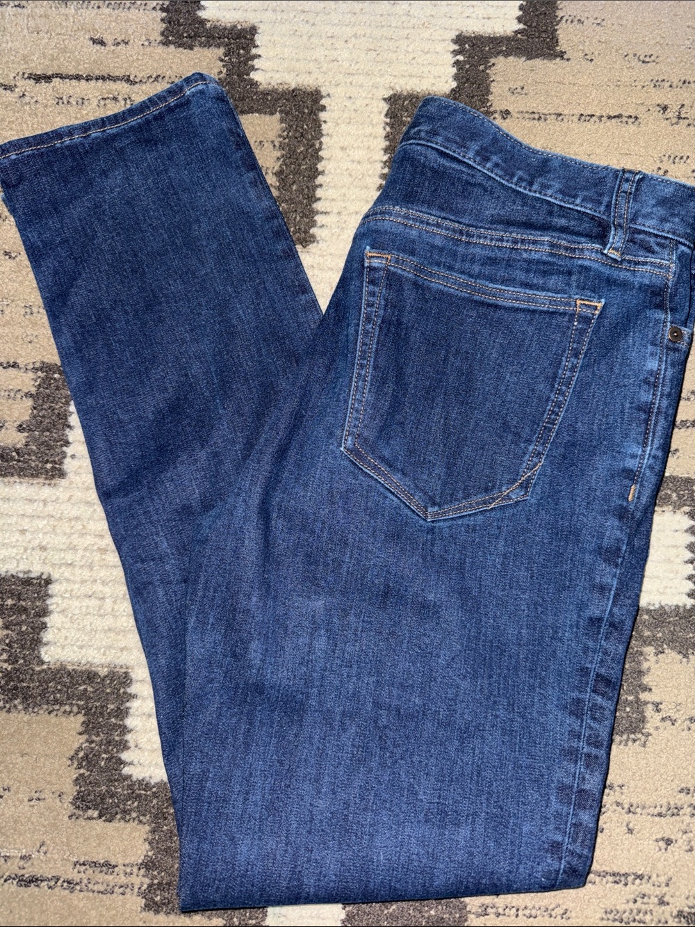 Banana Republic Slim Traveler Jeans Dark Mid Wash 33x30 - Picture 3 of 4
